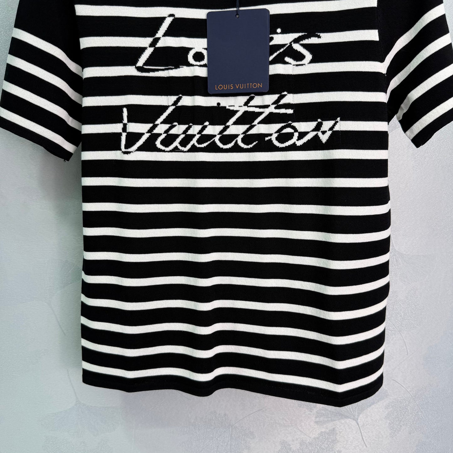 25 Striped Knitted Short Sleeve