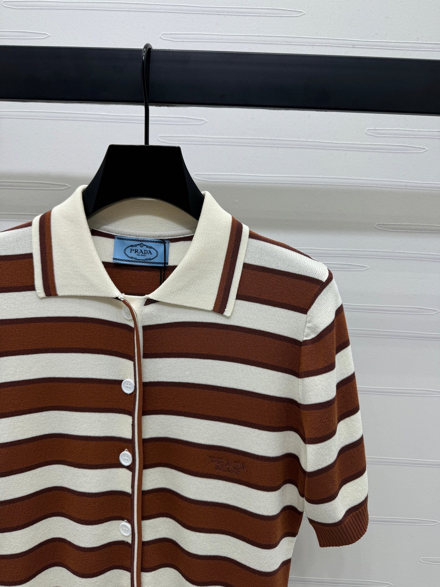 p 25 Lapel Striped Knit Short Sleeve Cardigan!