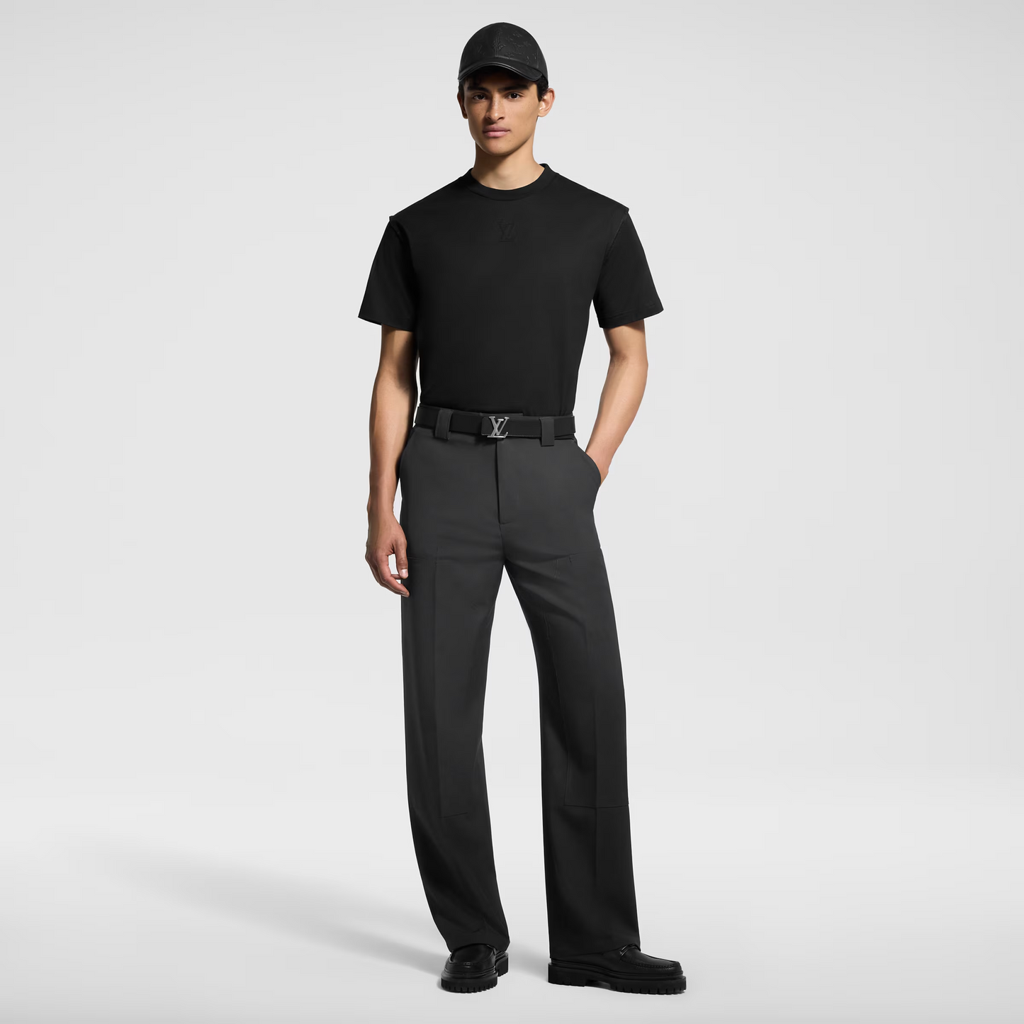 Embossed Cotton T-Shirt