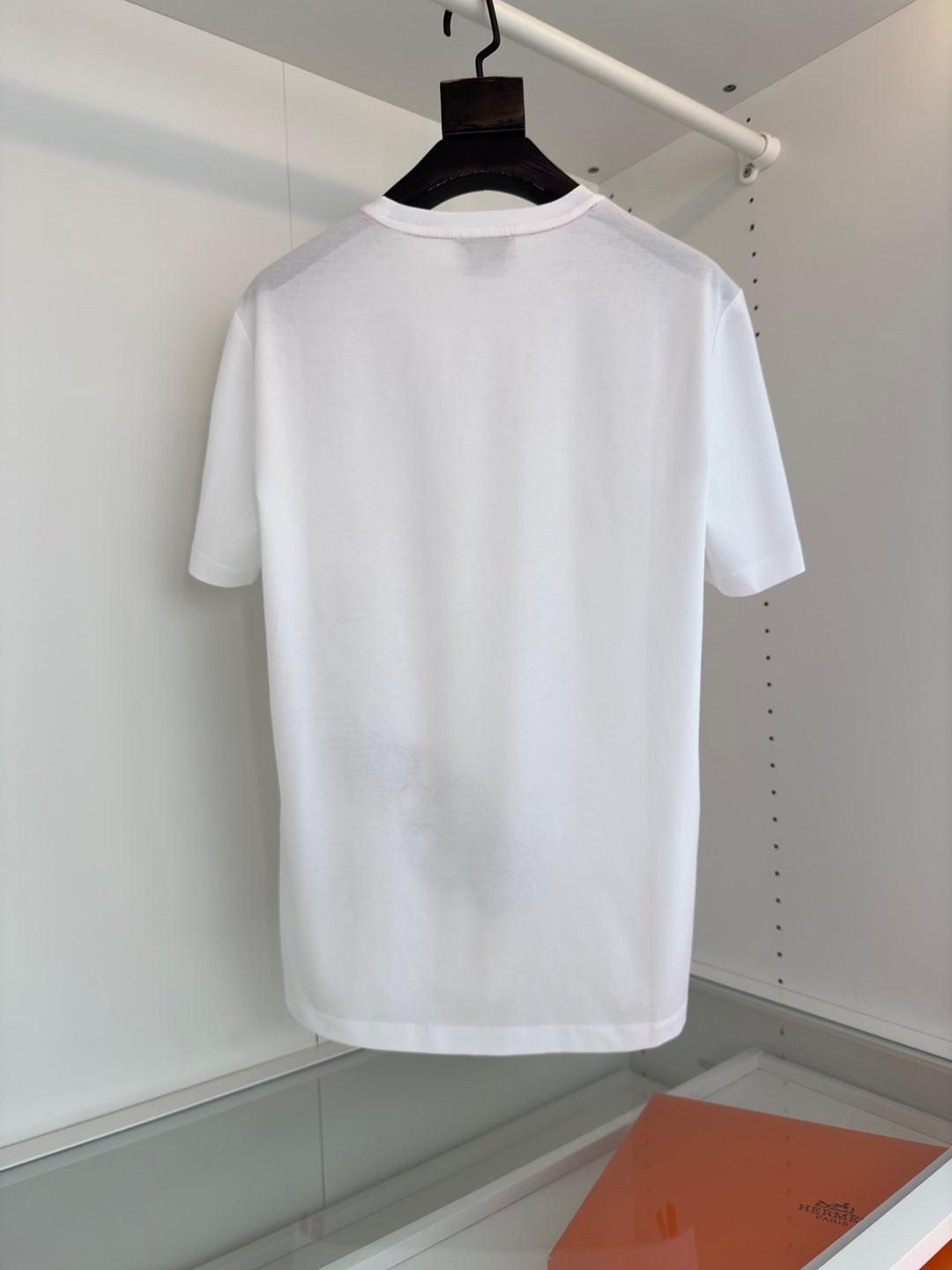 25SS Horseshoe button embroidered round neck short-sleeved T-shirt