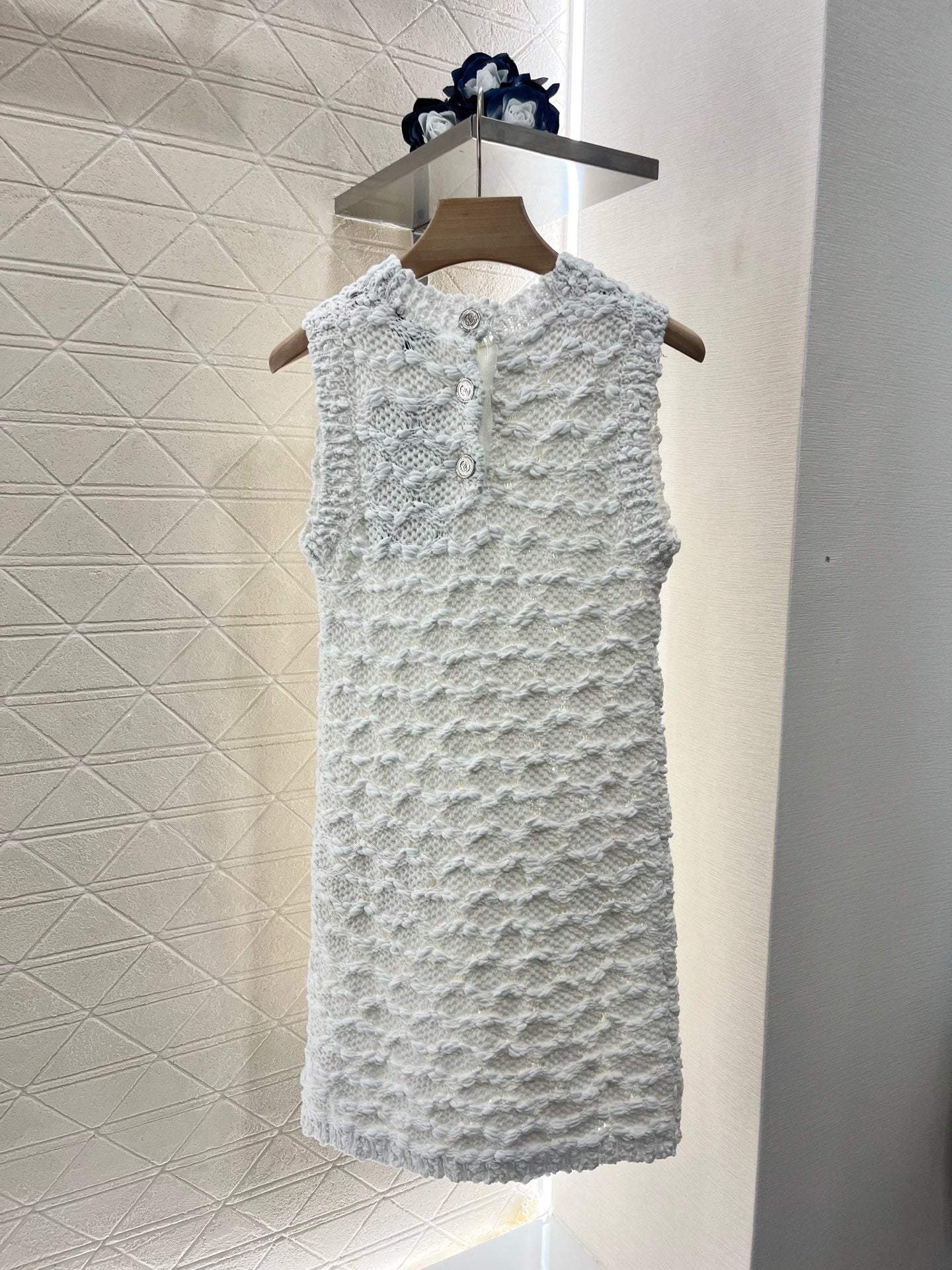 25SS New Arrival 2025ss Knitted Vest Dress