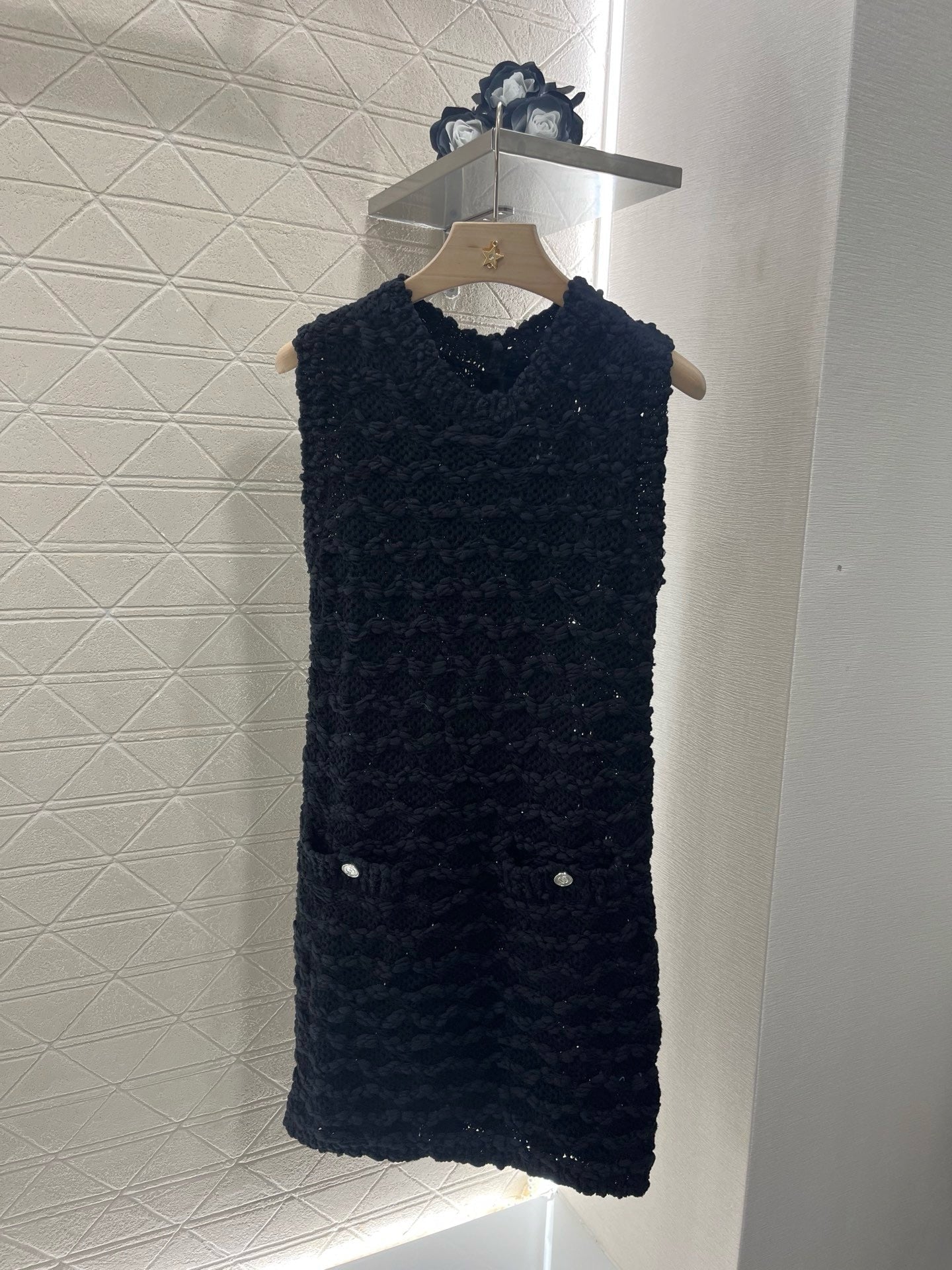 25SS New Arrival 2025ss Knitted Vest Dress