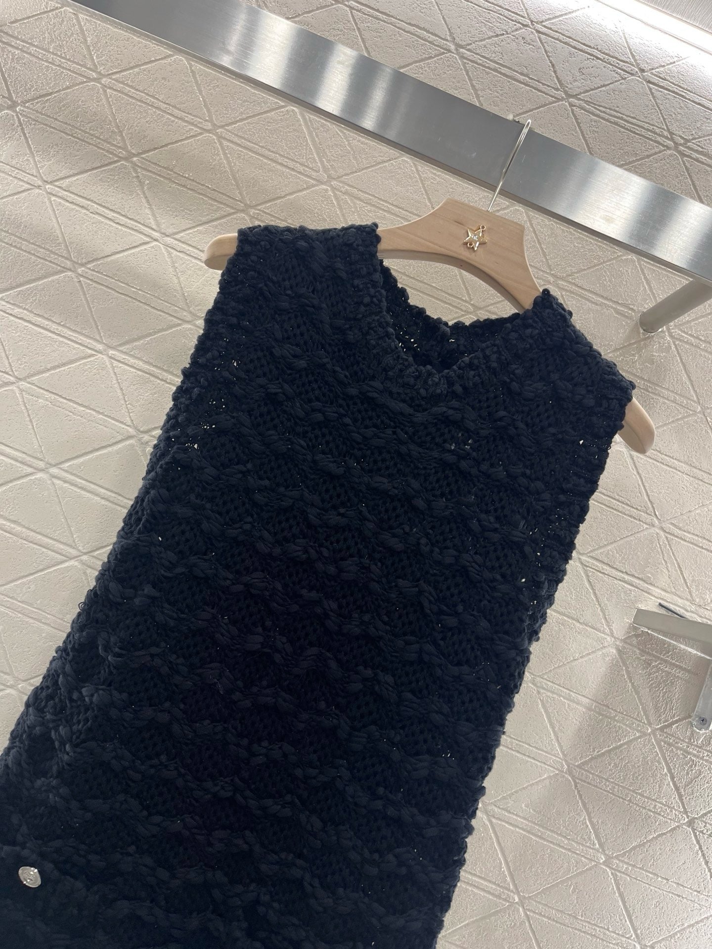 25SS New Arrival 2025ss Knitted Vest Dress