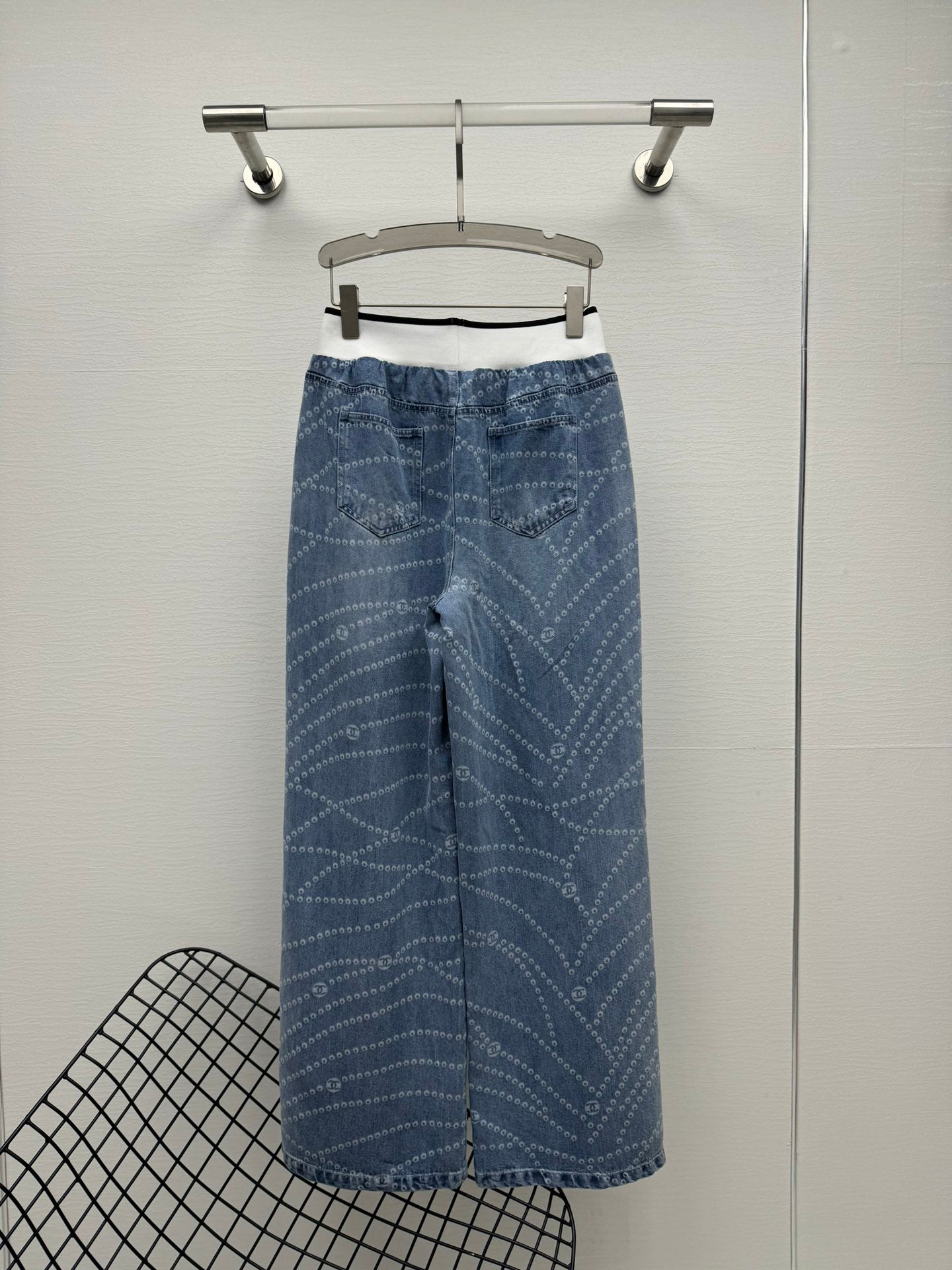 25SS Tencel denim straight leg pants