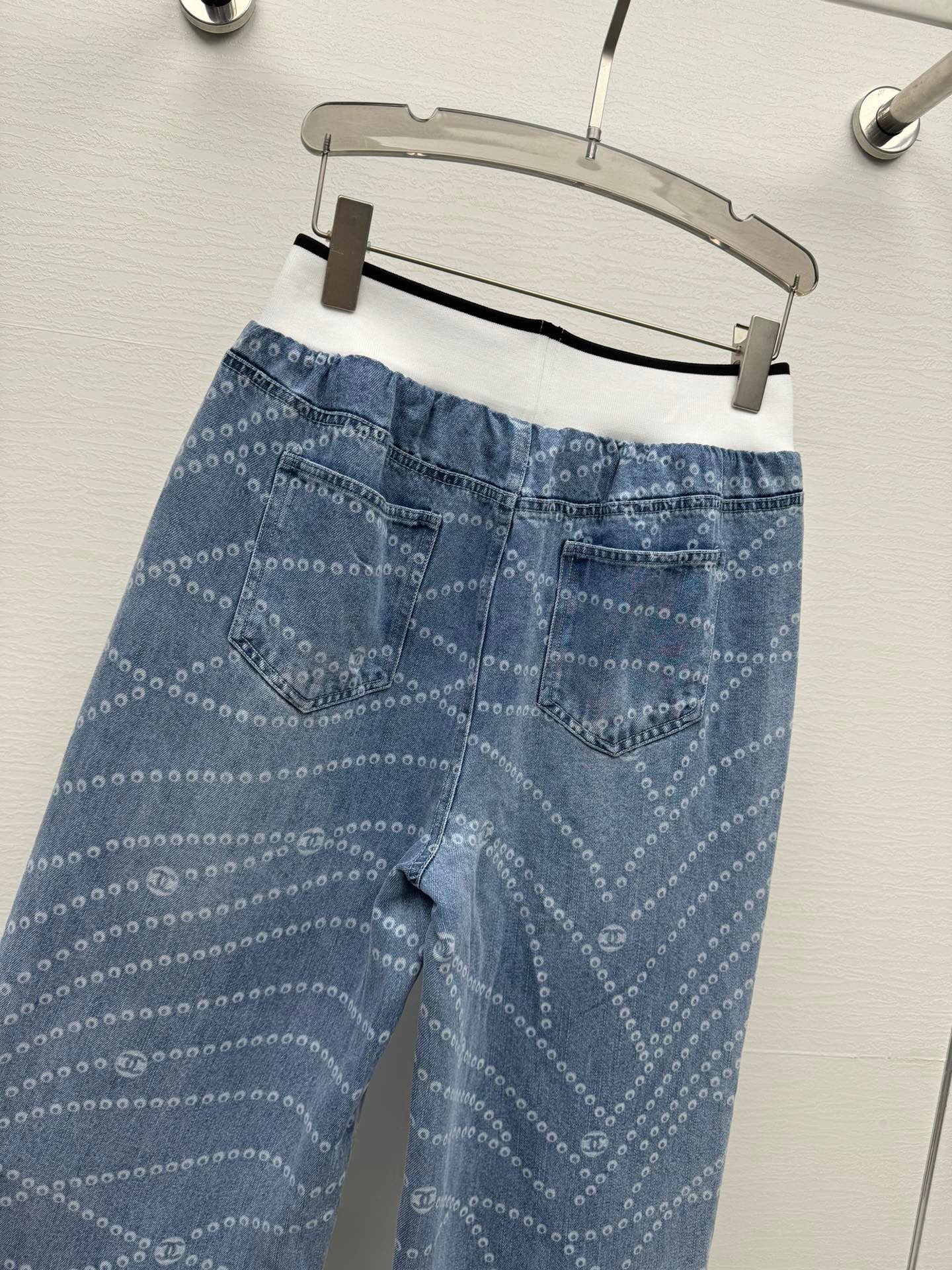 25SS Tencel denim straight leg pants