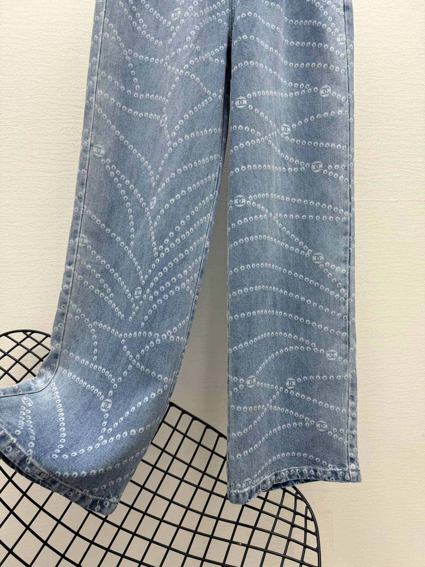 25SS Tencel denim straight leg pants