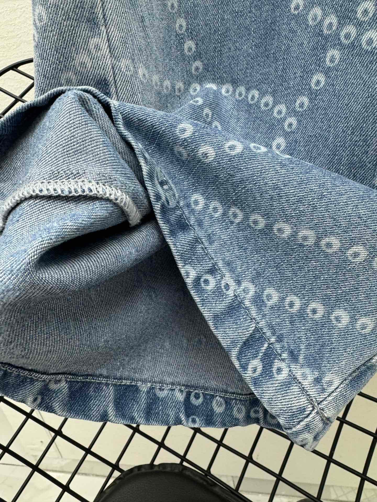 25SS Tencel denim straight leg pants