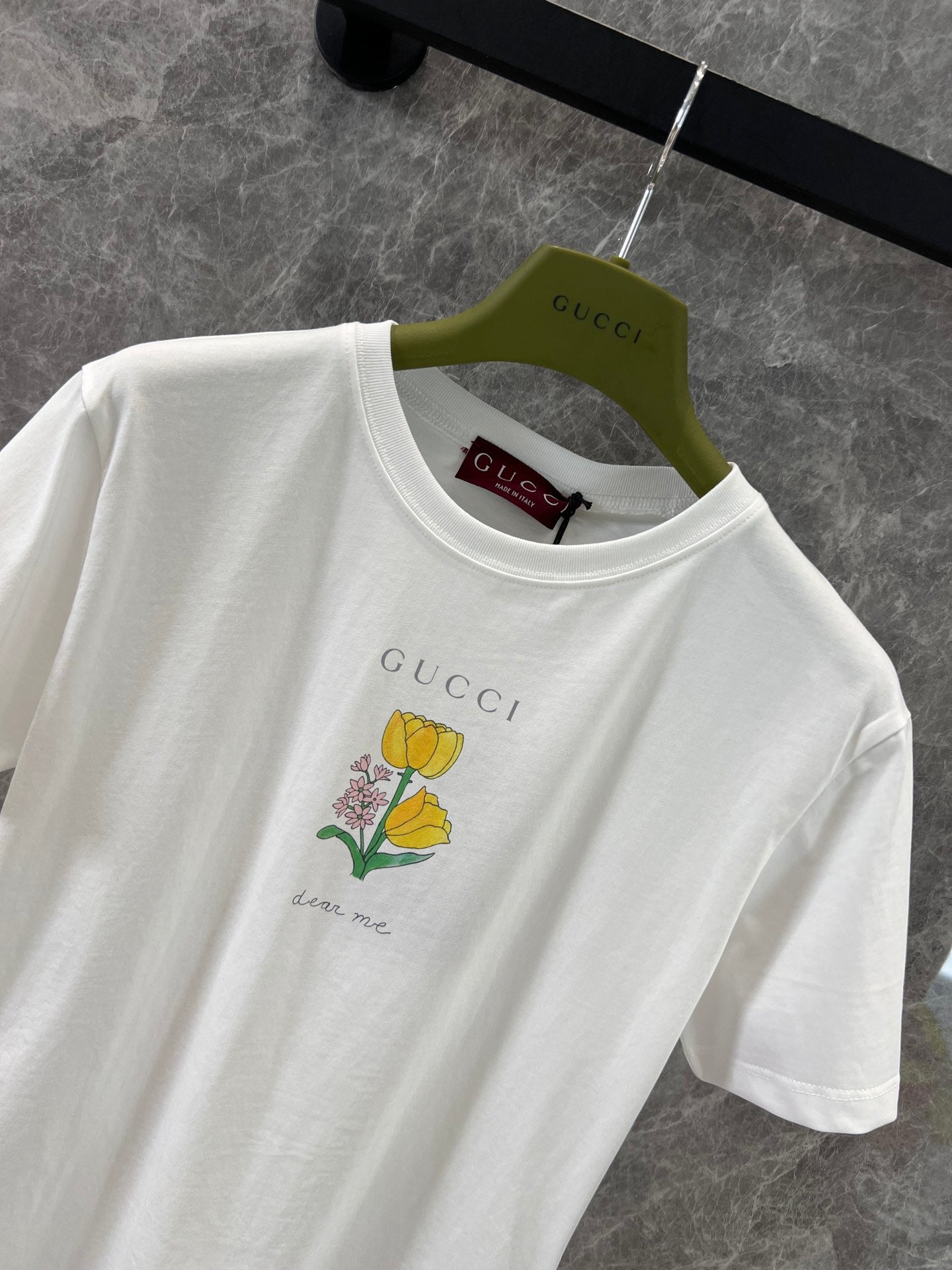 25ss Spring and Summer New Style Cartoon Fun Flower Print Short Sleeve T-shirt