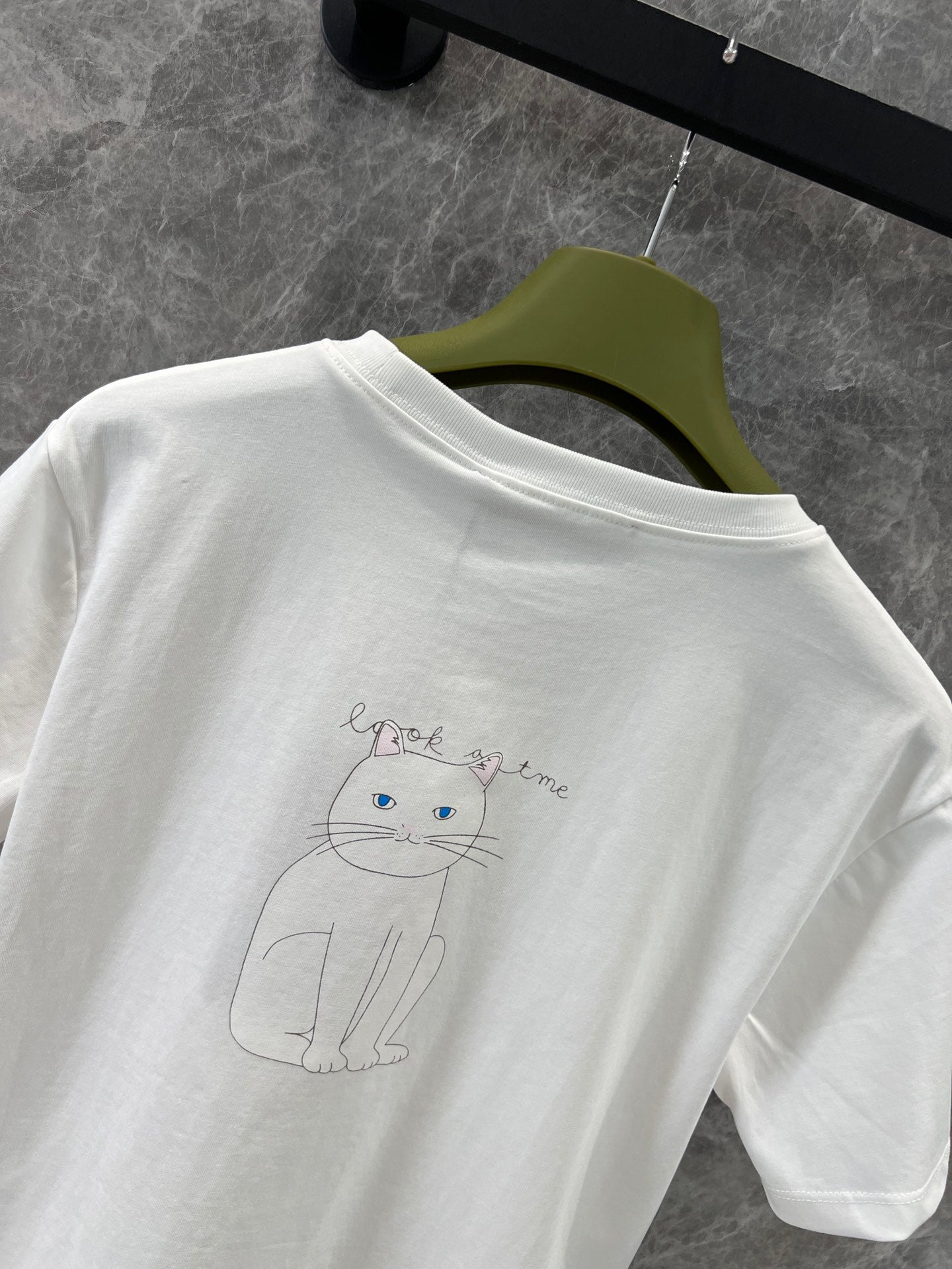 25ss Spring and Summer New Style Cartoon Fun Flower Print Short Sleeve T-shirt