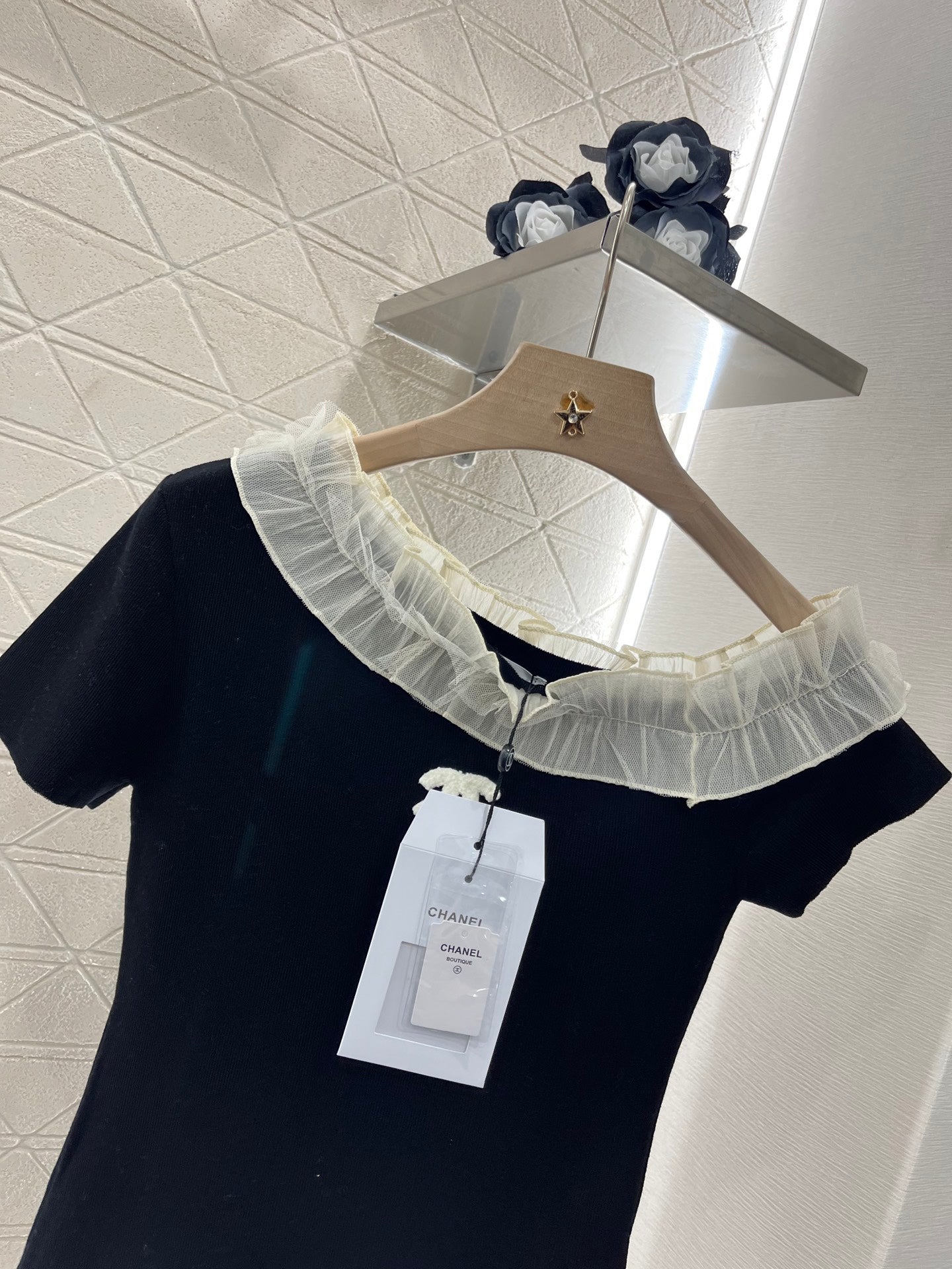 2025 New 3D Fungus Knitted Short Sleeve Top