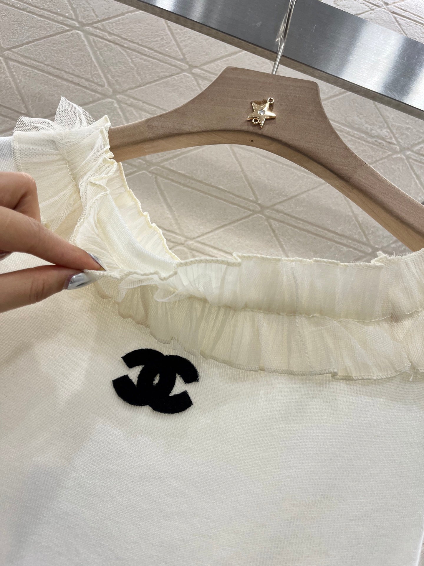 2025 New 3D Fungus Knitted Short Sleeve Top