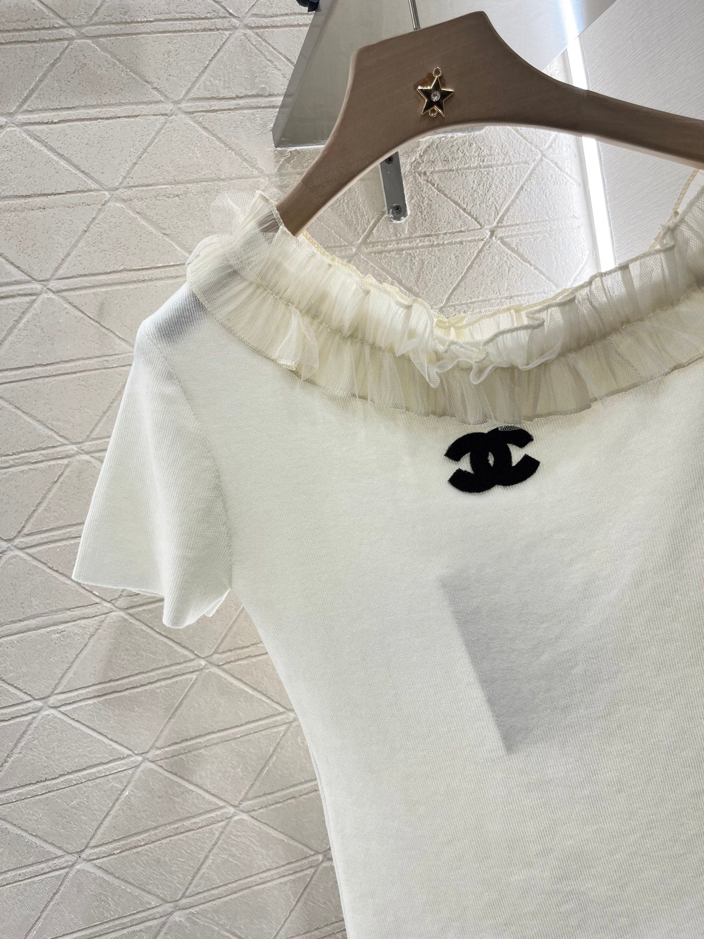 2025 New 3D Fungus Knitted Short Sleeve Top