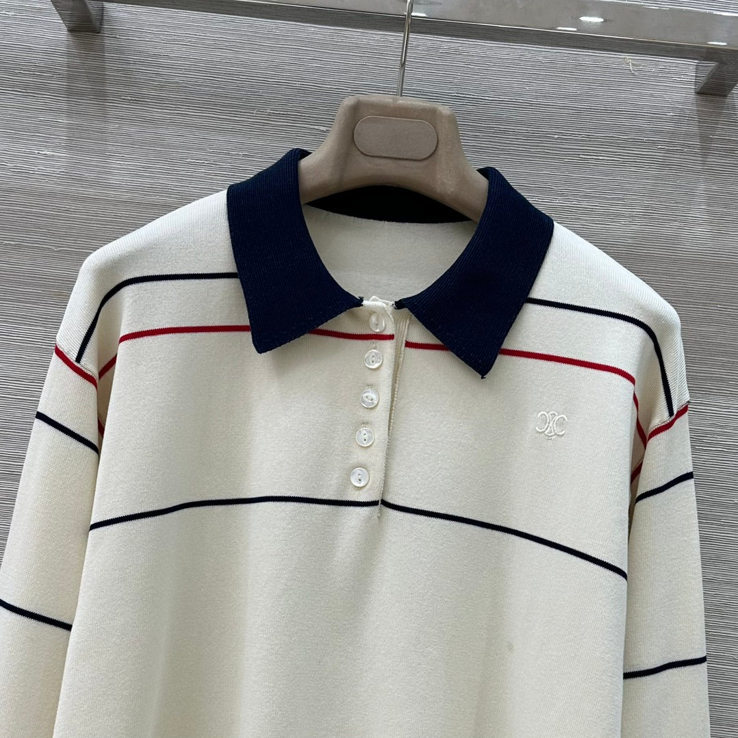 25 Early Spring New Style College Style Knit Top