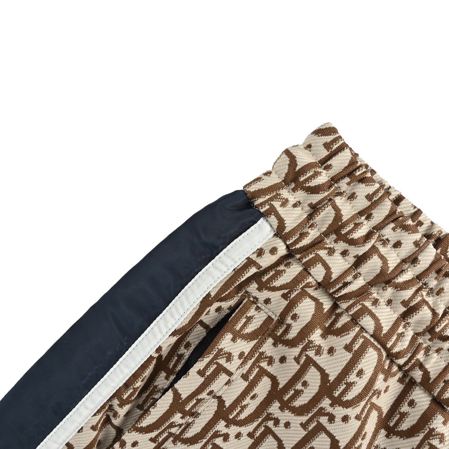 25ss full printed floral jacquard side woven shorts