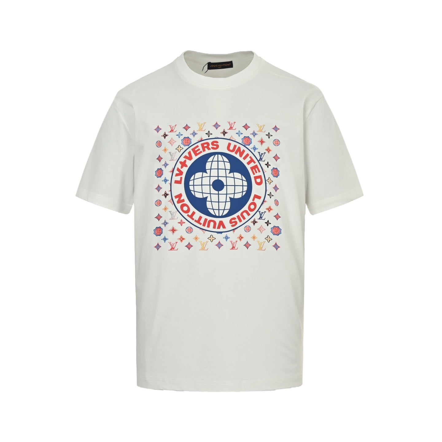 25ss printed logo with laminated letters short sleeved shirt