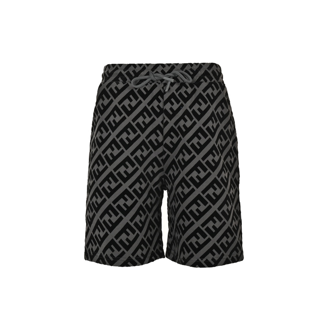 25ss Plush twill letter shorts