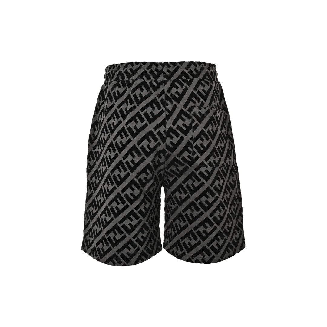 25ss Plush twill letter shorts