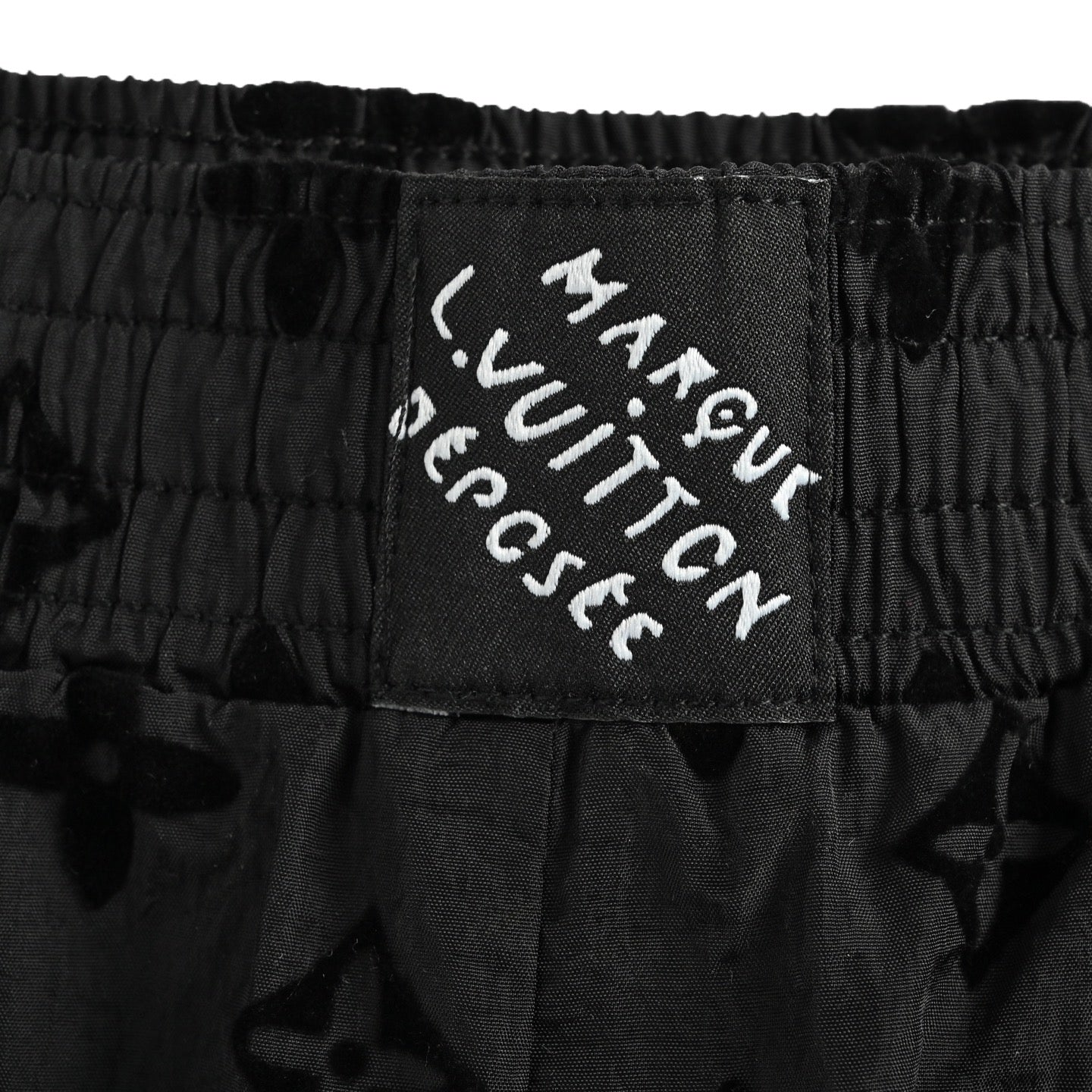 25ss full printed floral flocking beach shorts