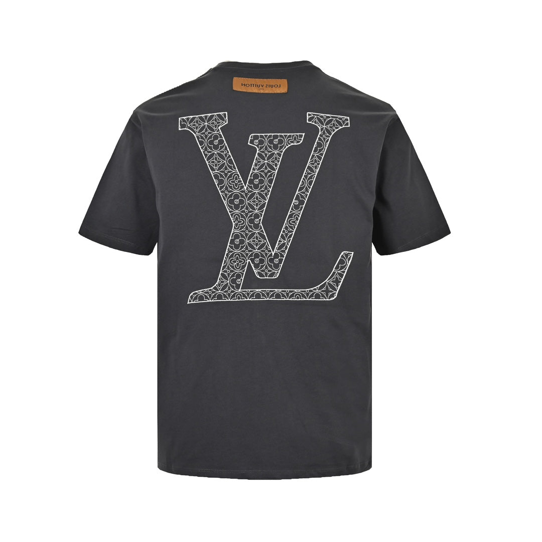 25ss Heavy embroidered logo short sleeves