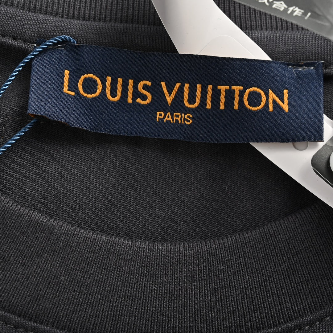 25ss Heavy embroidered logo short sleeves