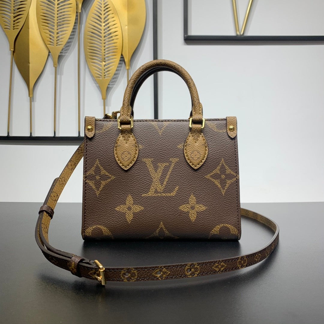 New logo print handbag crossbody(18CM*8.5CM*15CM)