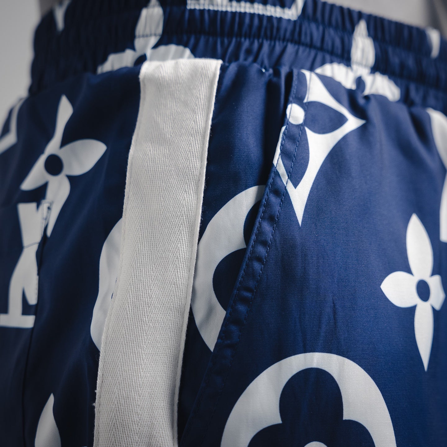 25ss Floral printed side woven shorts