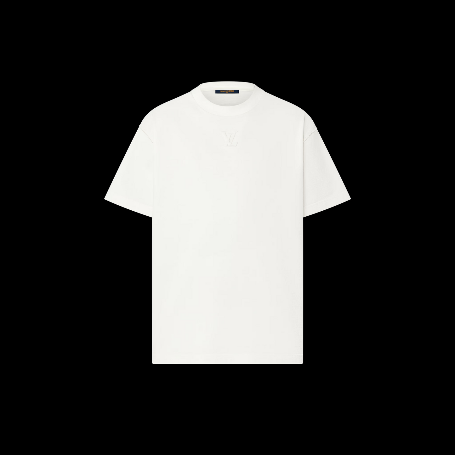 Embossed  Cotton T-Shirt