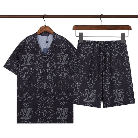 classic print suit