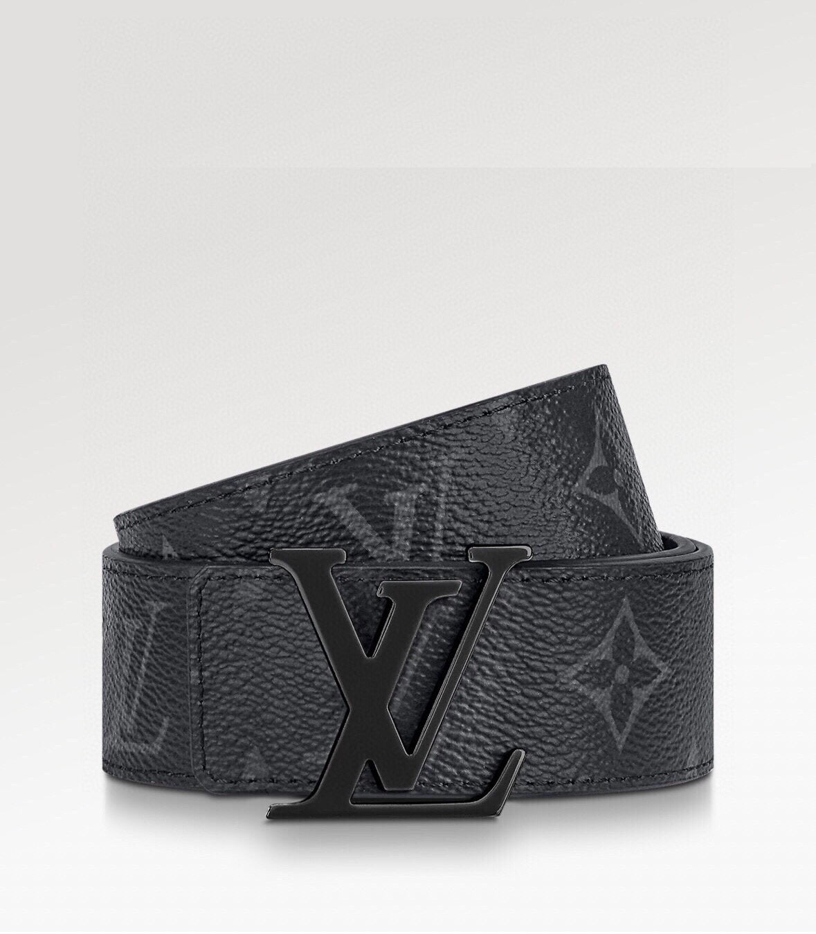 Classic black floral belt