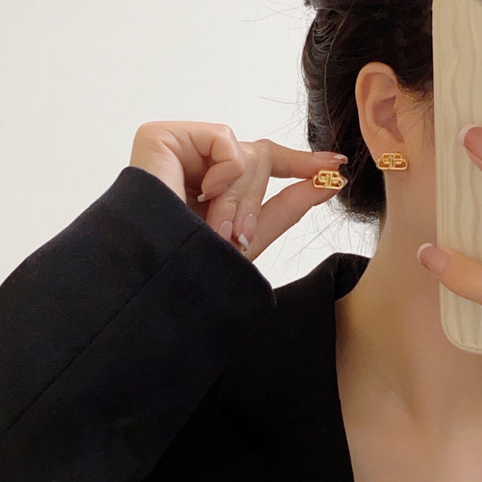 logo earrings
