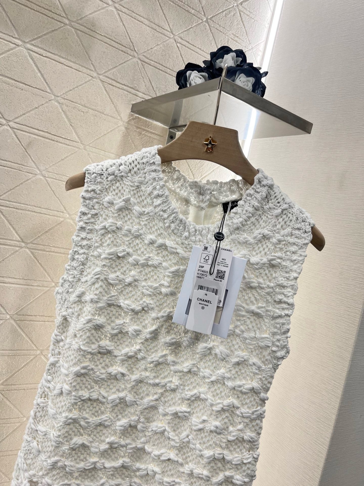 25SS New Arrival 2025ss Knitted Vest Dress
