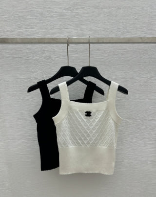 C Plume Knit Vest