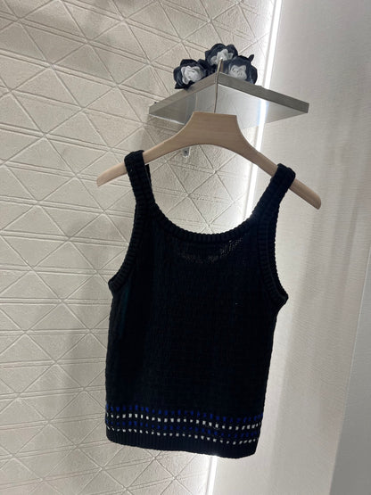 25ss Double C Knitted Tank Top