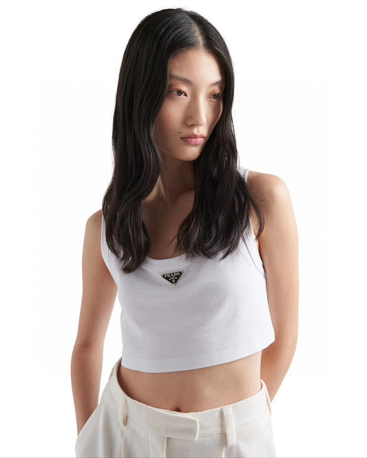 25 ss Triangular round neck versatile vest