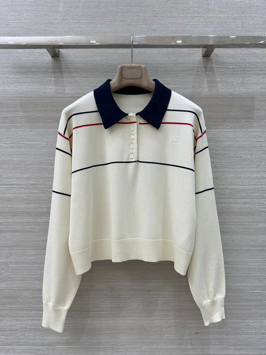 25 Early Spring New Style College Style Knit Top