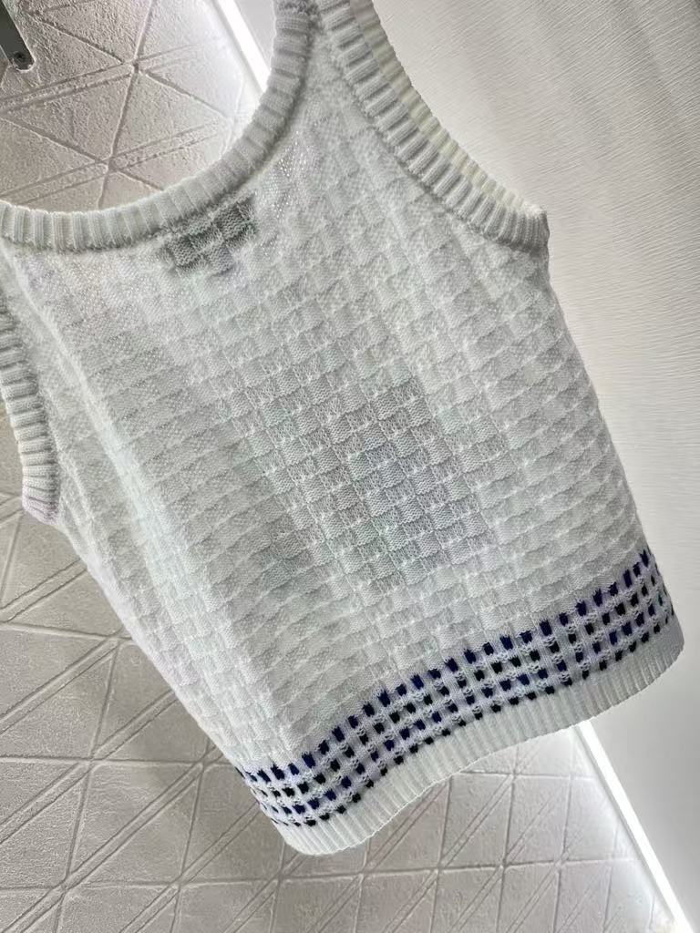 25ss Double C Knitted Tank Top