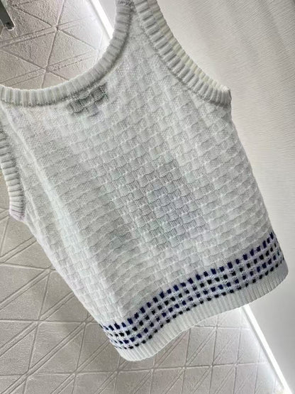 25ss Double C Knitted Tank Top