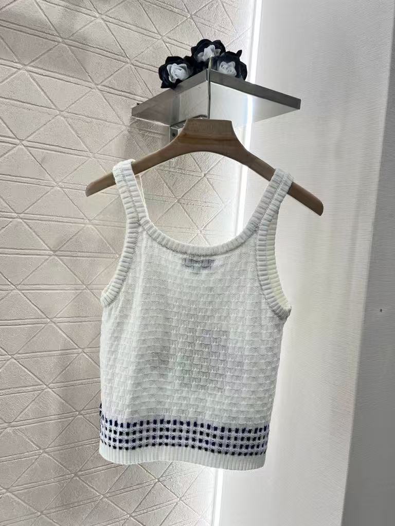 25ss Double C Knitted Tank Top