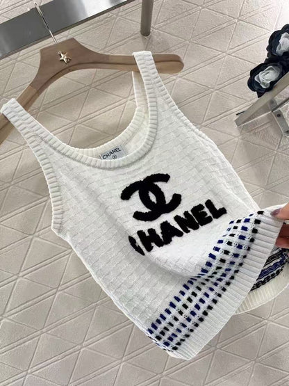 25ss Double C Knitted Tank Top