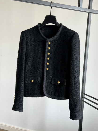 25 New Edition Six-button Tweed Wool Jacket