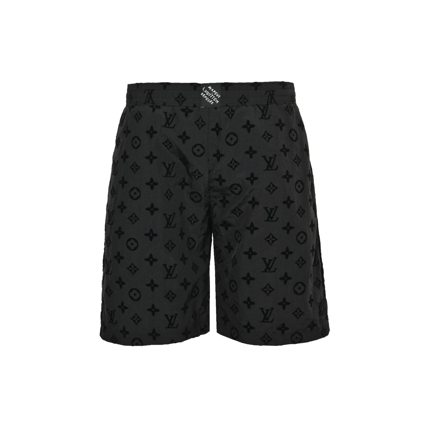 25ss full printed floral flocking beach shorts