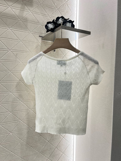 25 Spring and Summer New Wave Knitted Short Sleeve