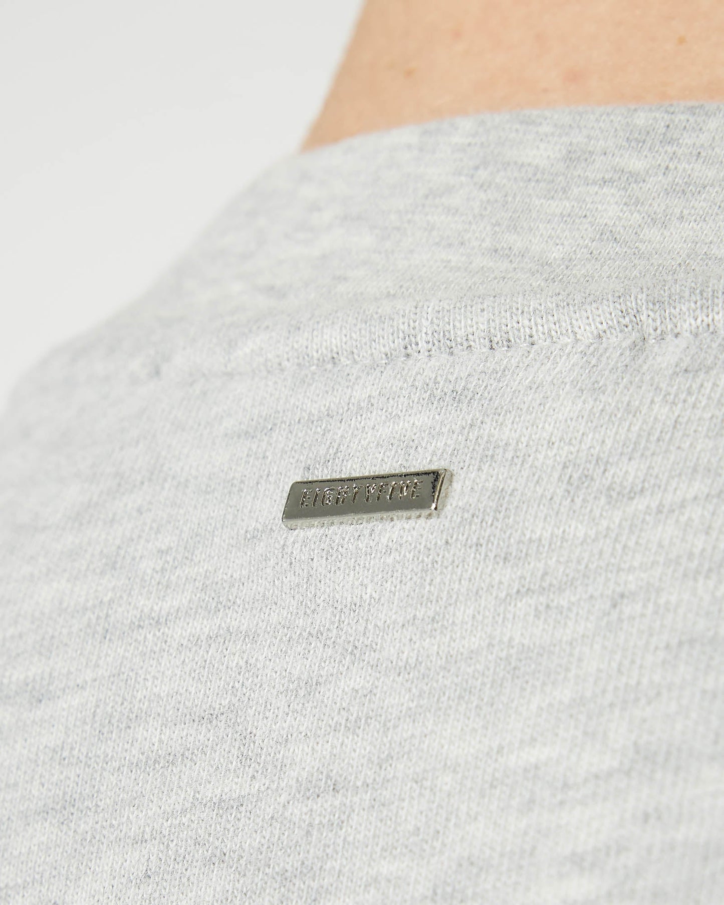 Heavy Grey Melange Basic T-Shirt