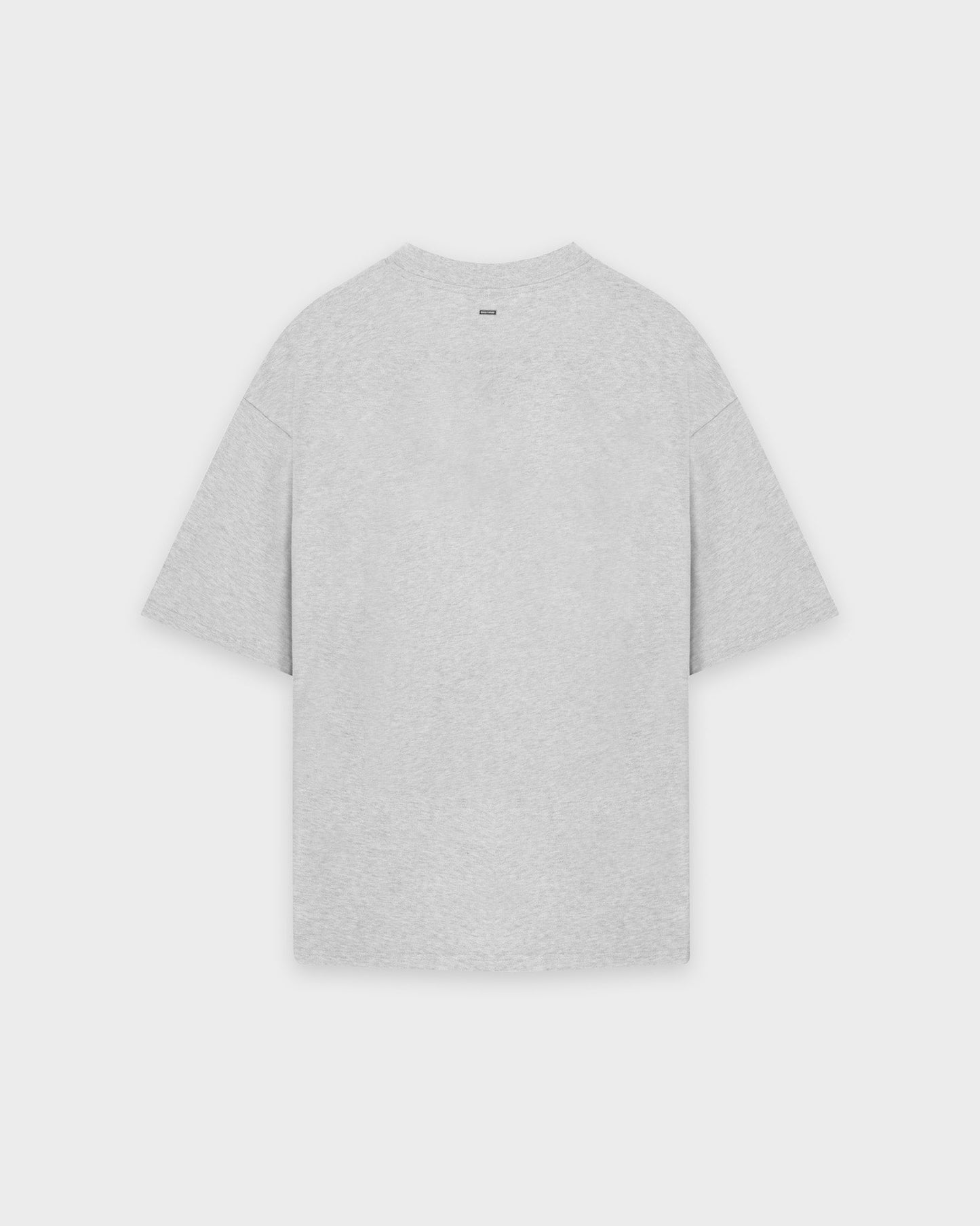 Heavy Grey Melange Basic T-Shirt