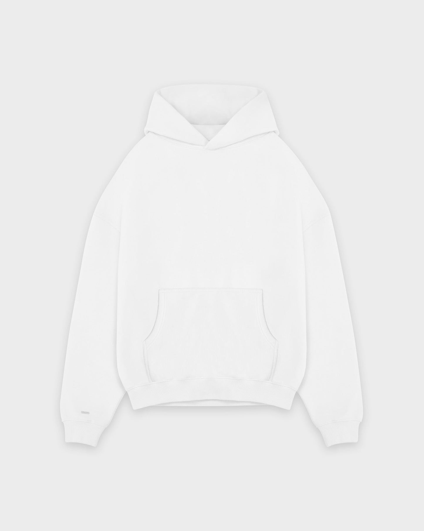 Heavy White Basic Hoodie