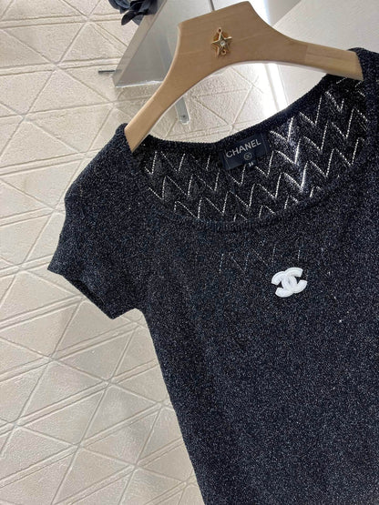 25 Spring and Summer New Wave Knitted Short Sleeve