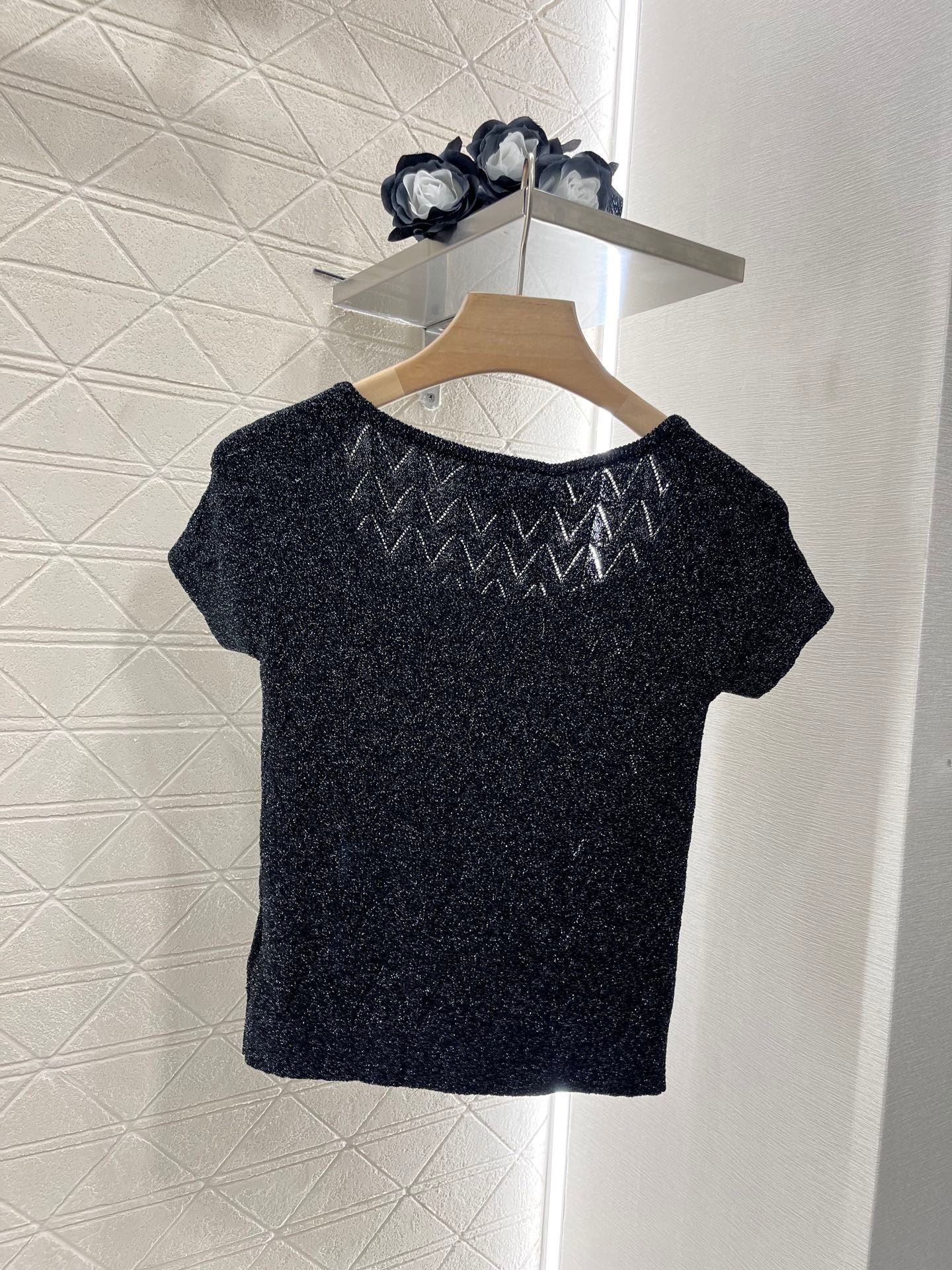 25 Spring and Summer New Wave Knitted Short Sleeve
