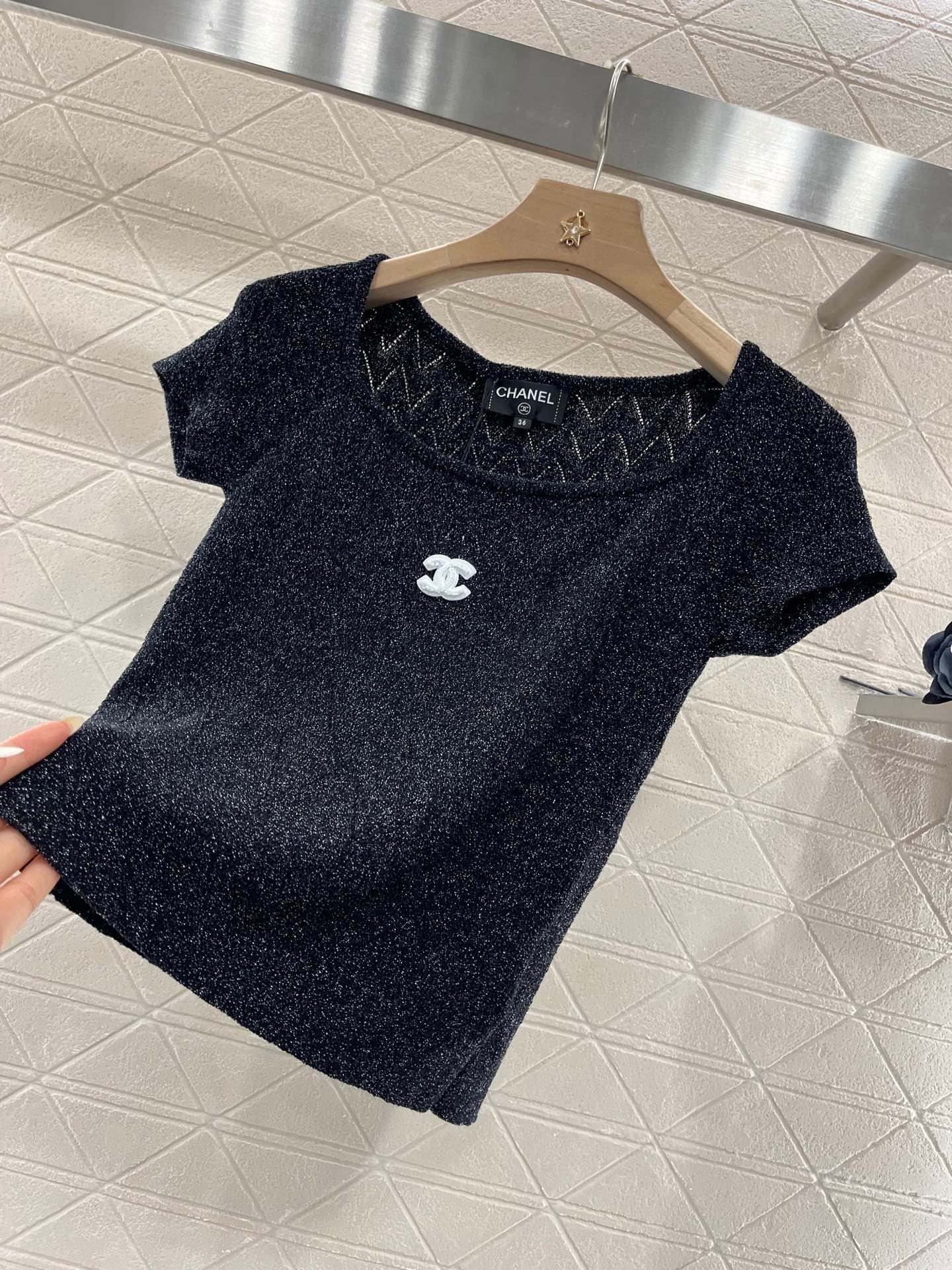 25 Spring and Summer New Wave Knitted Short Sleeve