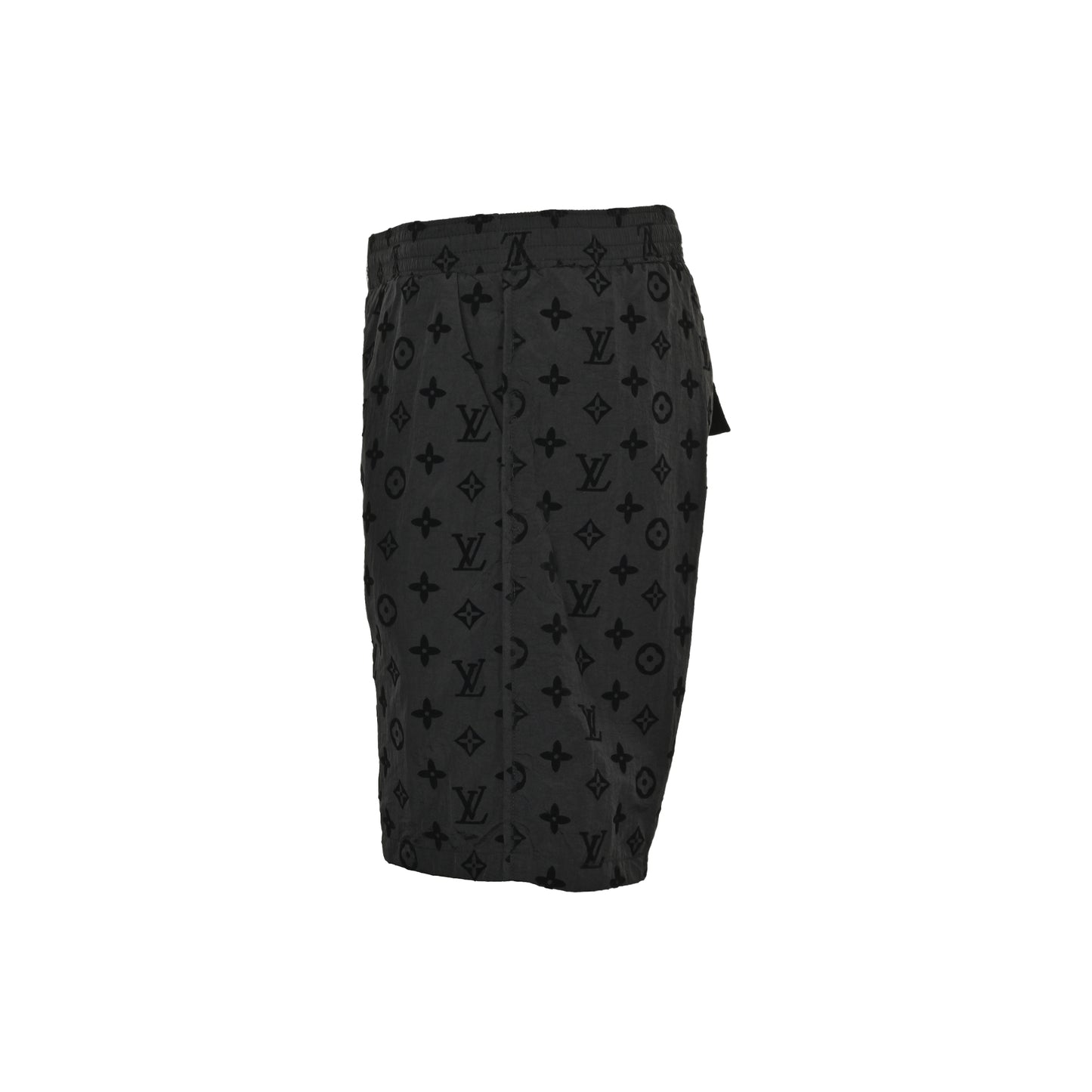 25ss full printed floral flocking beach shorts