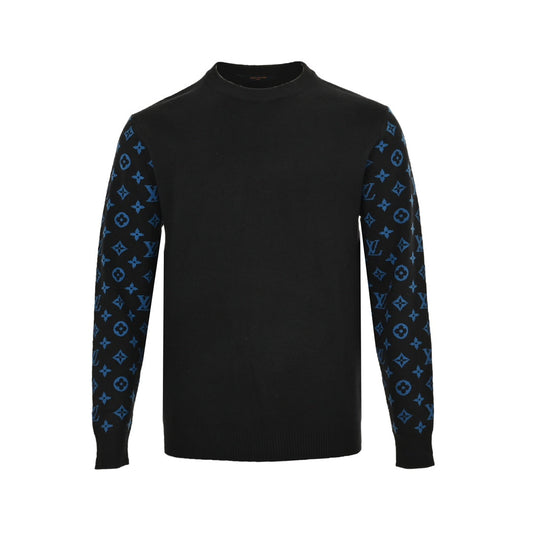 Arm presbyopia jacquard knitted sweater